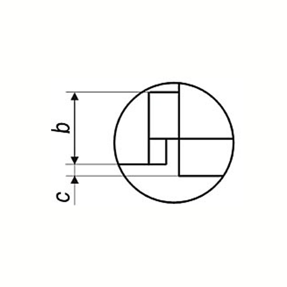 Technical drawing Three point internal micrometer 150 - 175 mm range analogue