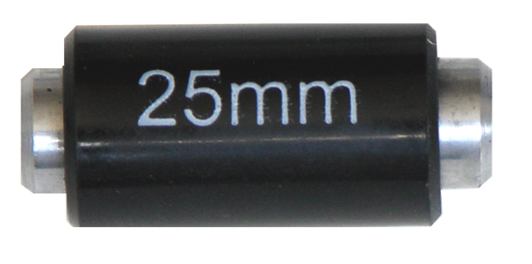 Einstellmaß flach 25 mm für Außenmessschrauben