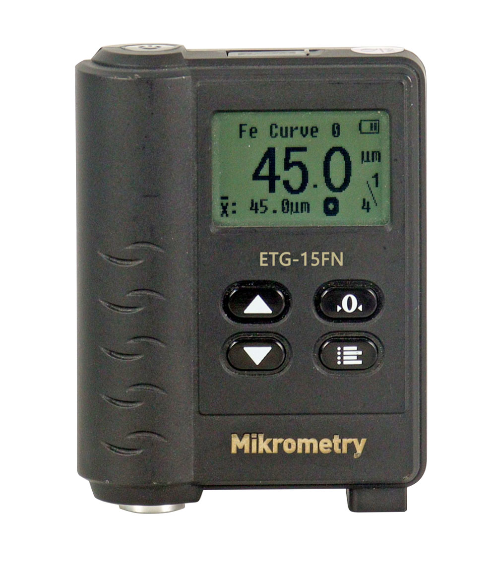 Schichtdickenmessgerät 0-1500 µm Messbereich Schichtdickenmessgerät 0-1500 µm Messbereich