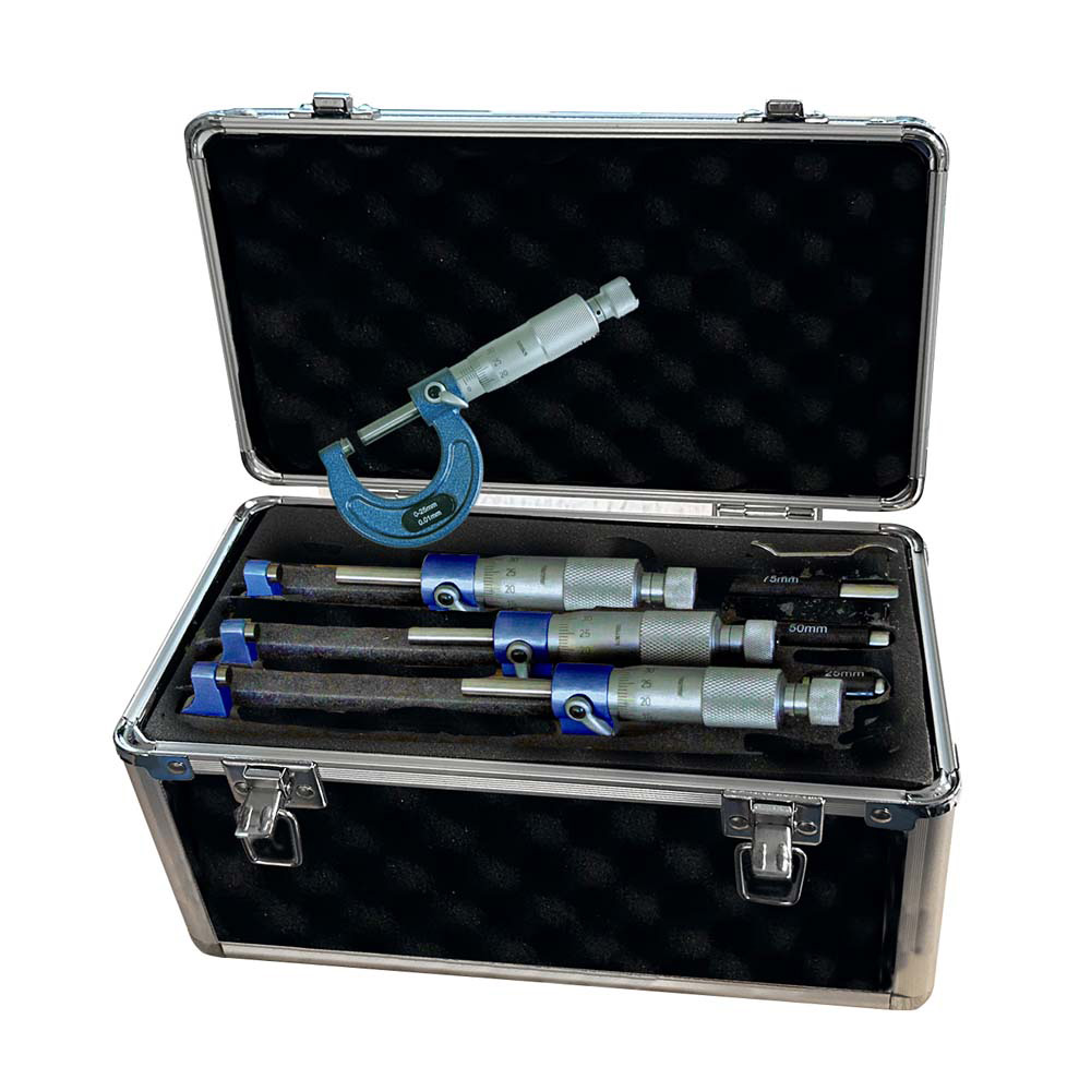 Bügelmessschrauben-Satz 200 - 300 mm 4-teilig DIN 863 Bügelmessschrauben-Satz 200 - 300 mm 4-teilig DIN 863