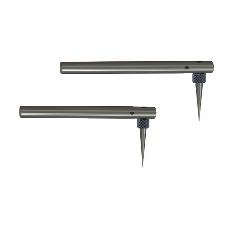 Messspitze R0,3 x Ø 2 x 40 mm für Messschieber-Messadapter