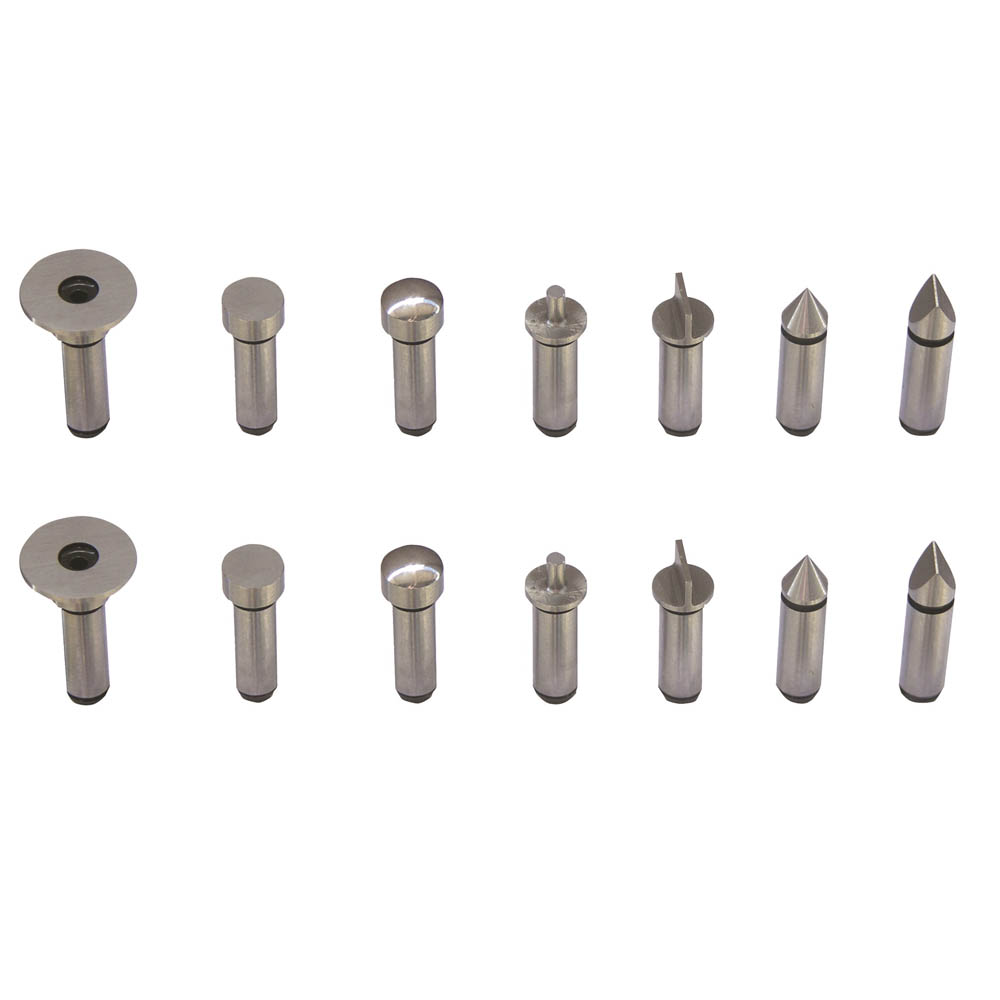Measuring inserts for Dig. micrometers head 0-25 mm with hole
