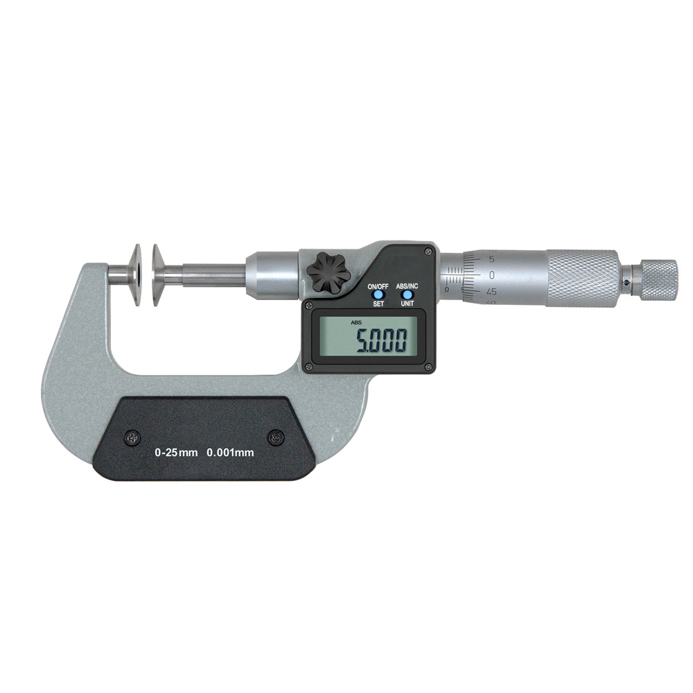 Digital disc micrometer 25-50 mm with non-rotating spindle - Nr. 302.251.C