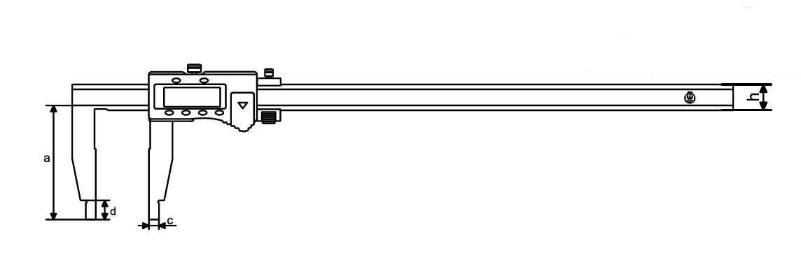 Zeichnung Dig.-Werkstatt-Messschieber 213-8579 - Messwelt