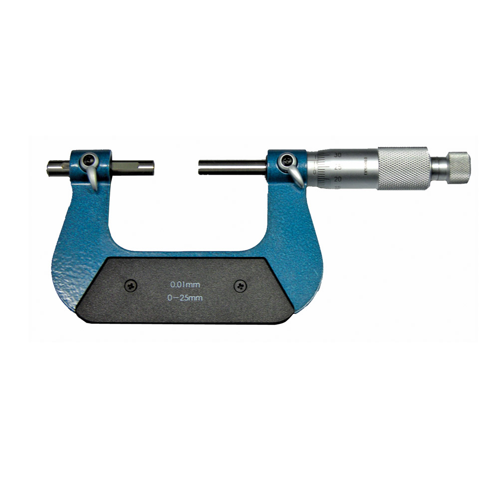 Universal-Bügelmessschraube 75 - 100 mm mit verschiebbarem Amboss Universal-Bügelmessschraube 75 - 100 mm mit verschiebbarem Amboss