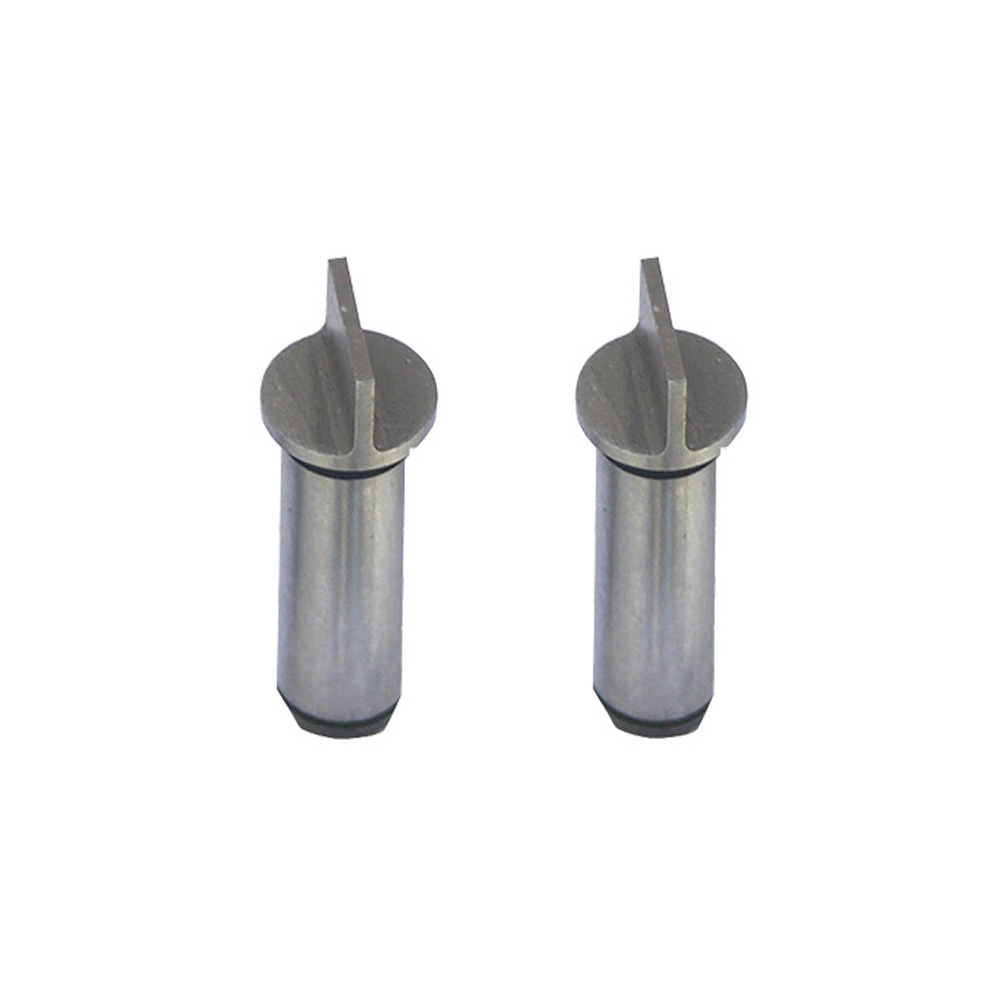 Einsätze Paar flach 0,7 mm mit 5 mm Schaft