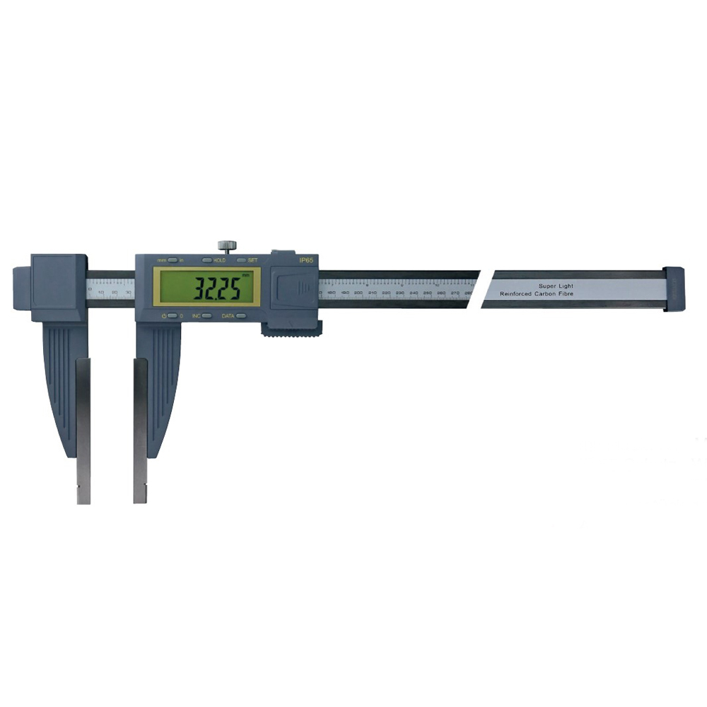 Digital Werkstatt-Messschieber 2000 x 200 mm IP 65 aus Kohlenstofffaser