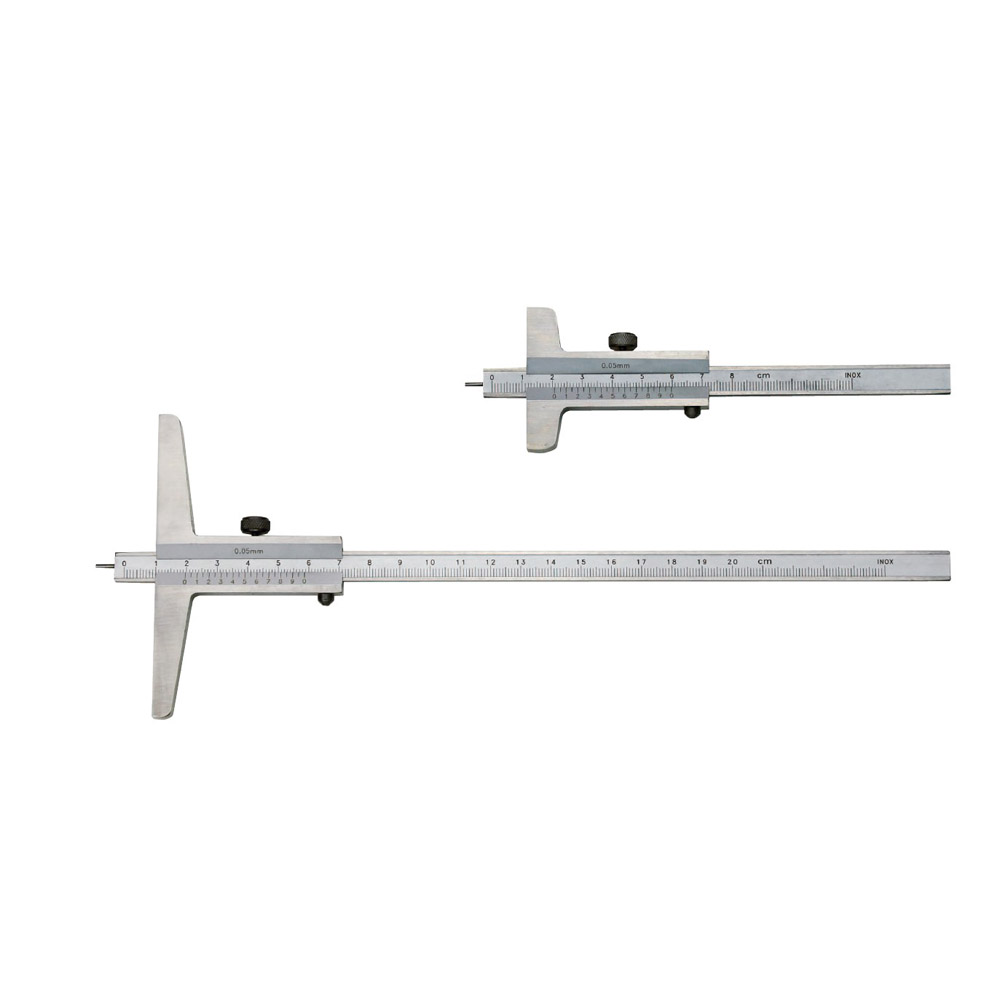 Depth vernier caliper 300 x 100 mm with needle point DIN 862 Depth vernier caliper 300 x 100 mm with needle point DIN 862
