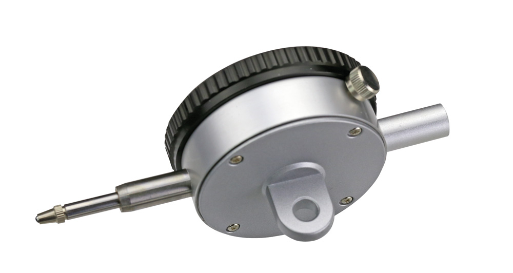 Messuhr 0 - 10 mm Messbereich Ablesung 0,01 mm mit Öse Rückseite