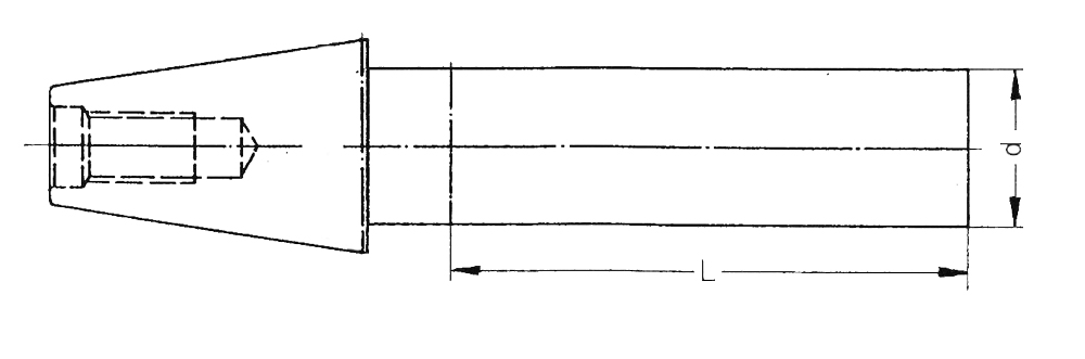 Zeichnung Prüfdorn MAS BT 40