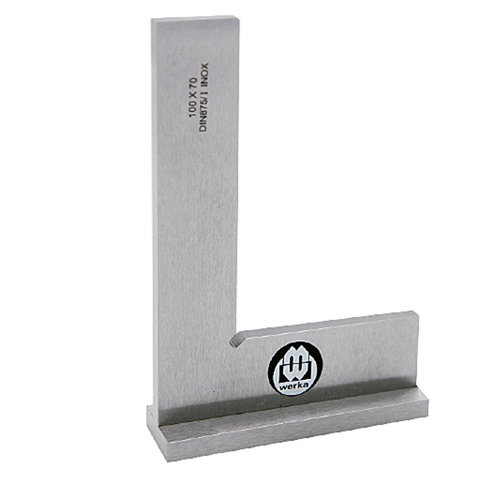 Stahlwinkel 500 x 330 mm mit Anschlag DIN 875/1 | mit Zertifikat