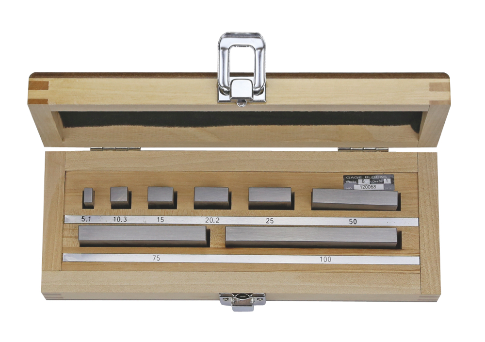 Parallelendmaß-Prüfsatz 5- teilig für Mikrometer nach DIN 863 Parallelendmaß-Prüfsatz 5- teilig für Mikrometer nach DIN 863