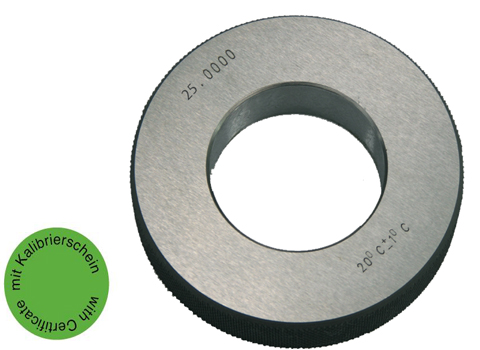 Einstellringe DIN 2250 Ø 75 mm inkl. Kalibrierschein Einstellringe DIN 2250 Ø 75 mm inkl. Kalibrierschein