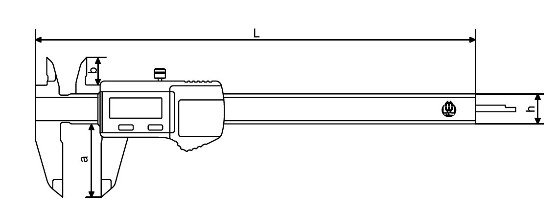 Technical drawing caliper 210-7756