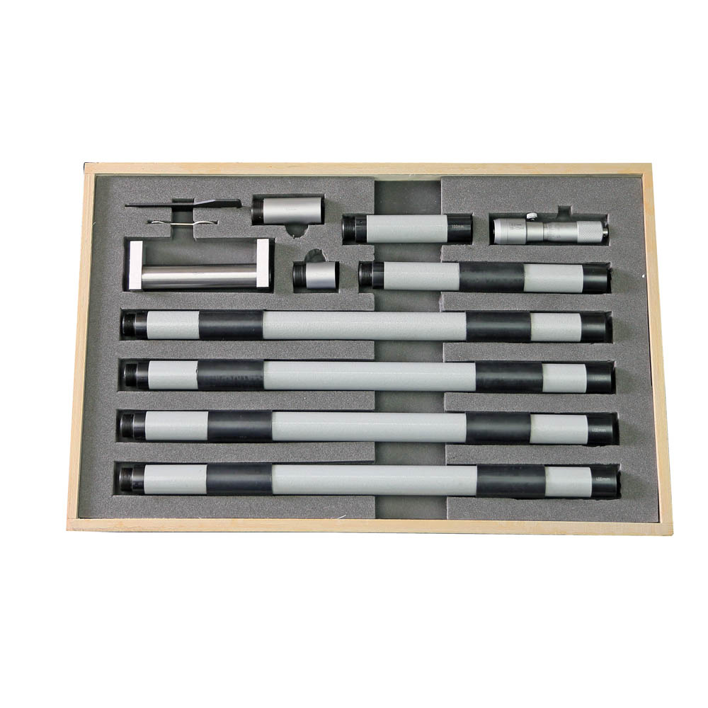 Inside micrometer set, range 100 - 1300 mm