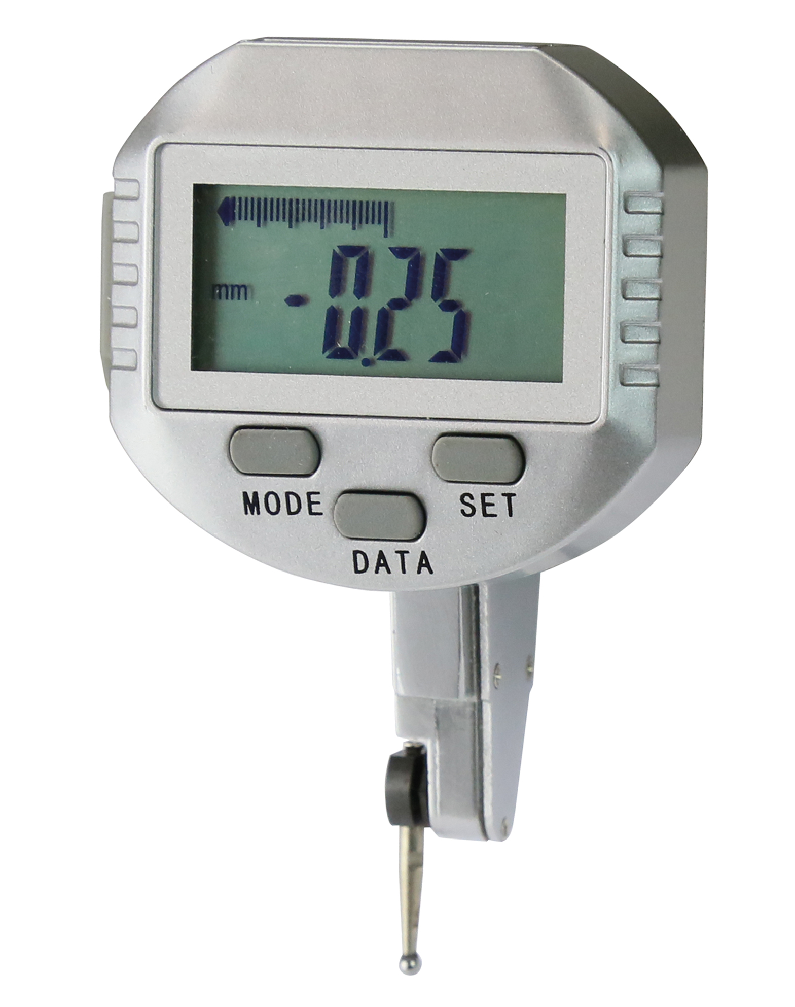 Digital universal test indicator 0,5 x 0,01 mm shock proof