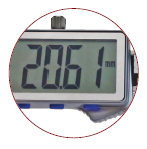 Detail Digital pocket caliper 0 - 150 mm with extra big display DIN 862