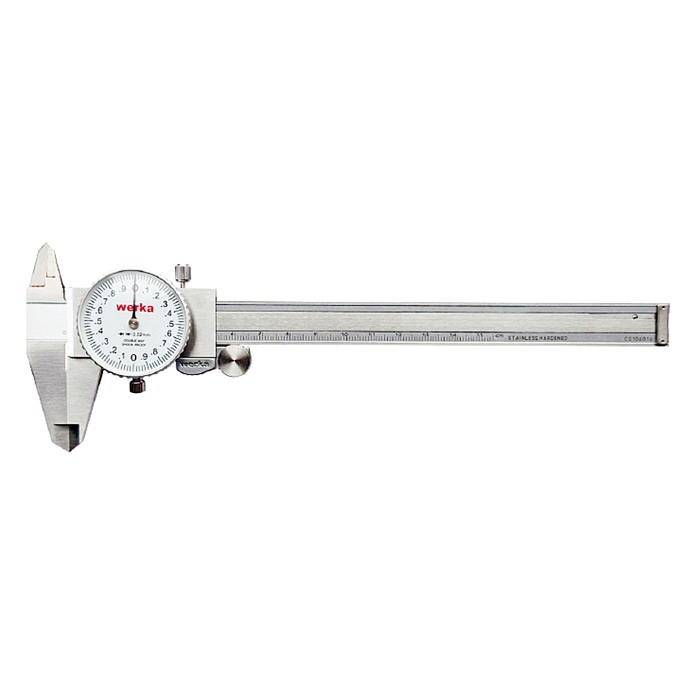 Dial caliper - 150 mm range - with shock-proof - reading 0,02 - 2301-150T - Messwelt