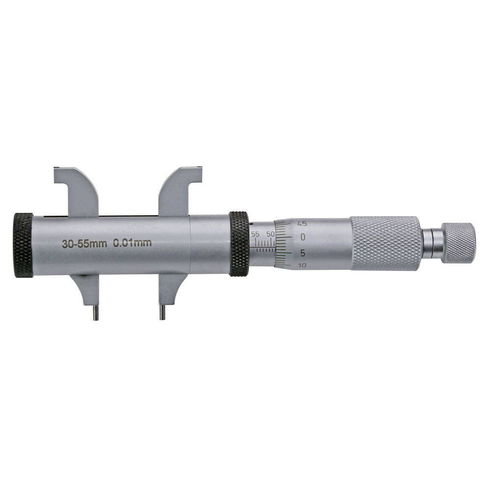 Backside Inside micrometer 5 - 55 mm with double jaws