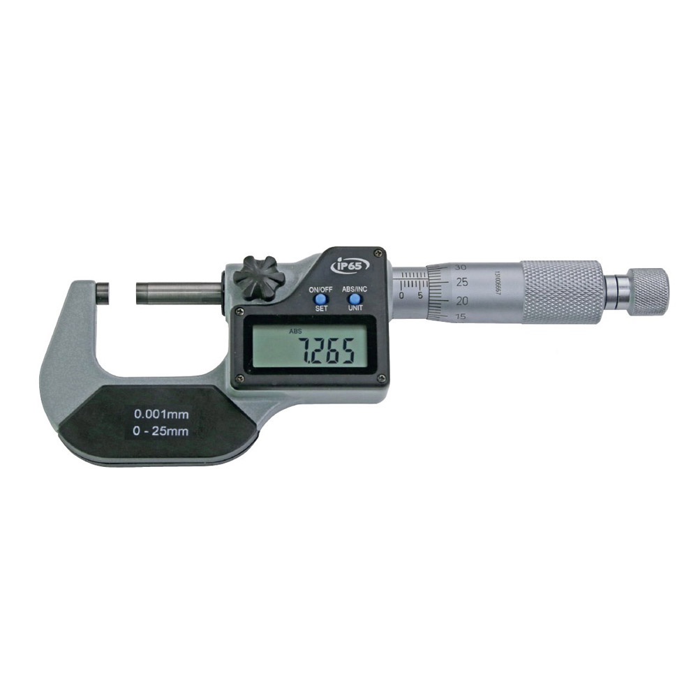 Digital-Bügelmessschraube 25 - 50 mm DIN 863, IP 65