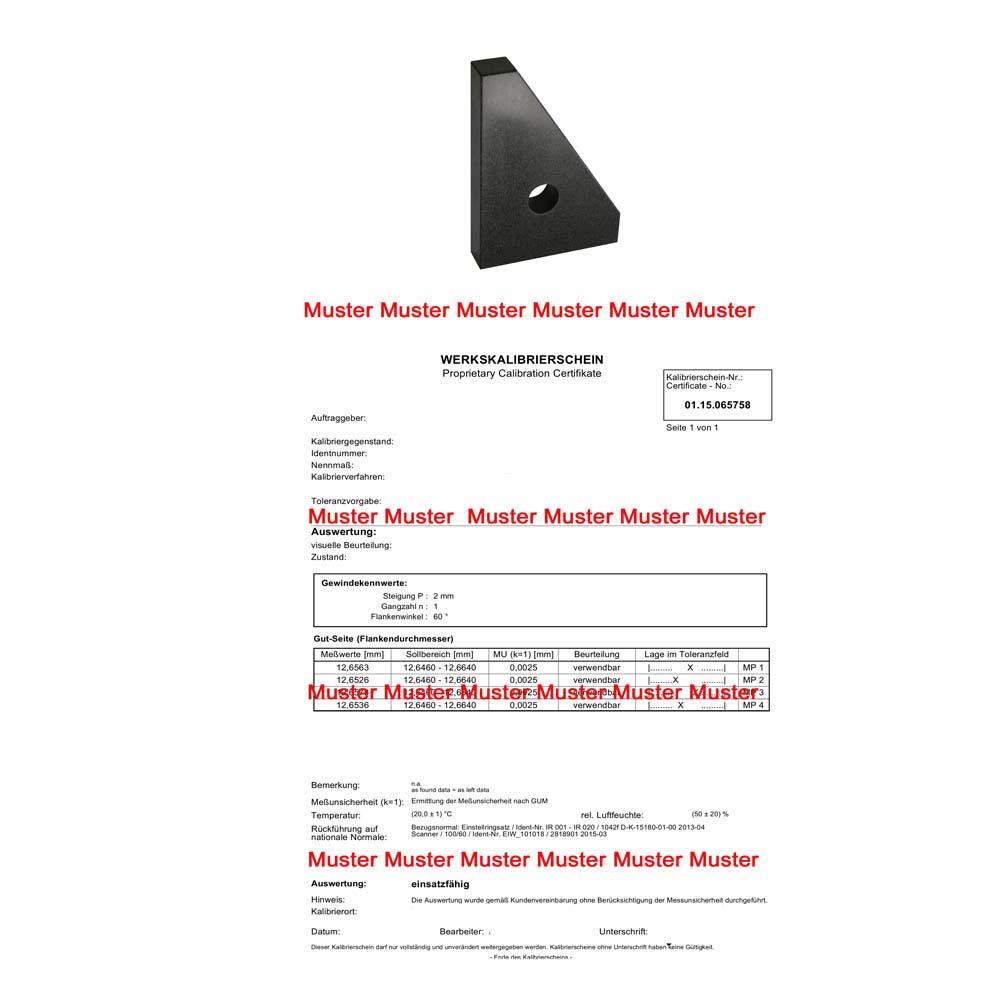 Certification granit squares 90° until 400 mm Certification granit squares 90° until 400 mm
