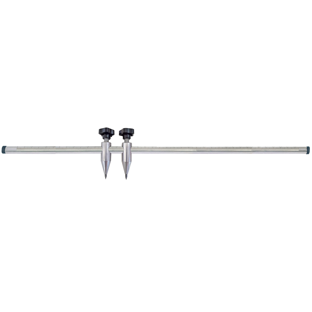 Steel beam compass 2000 mm range with carbide scriber points