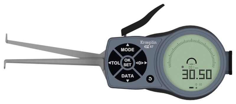 Kroeplin Innen-Schnelltaster L210 10 - 30 mm Messbereich digital Kroeplin Innen-Schnelltaster L210 10 - 30 mm Messbereich digital