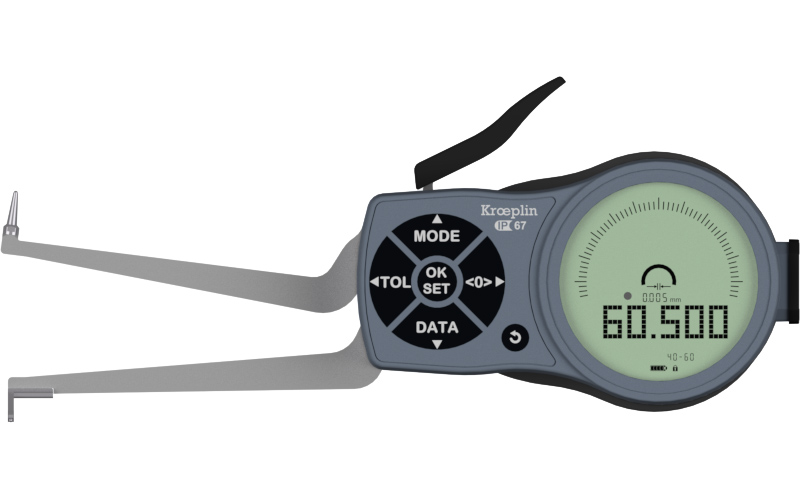 Kroeplin Innen-Schnelltaster L240P3 40 - 60 mm Messbereich 3-Punkt-Messung 
