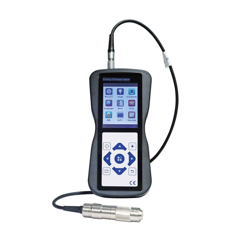 Schichtdickenmessgerät 0 - 1250 µm Messbereich mit Farbdisplay Schichtdickenmessgerät 0 - 1250 µm Messbereich mit Farbdisplay