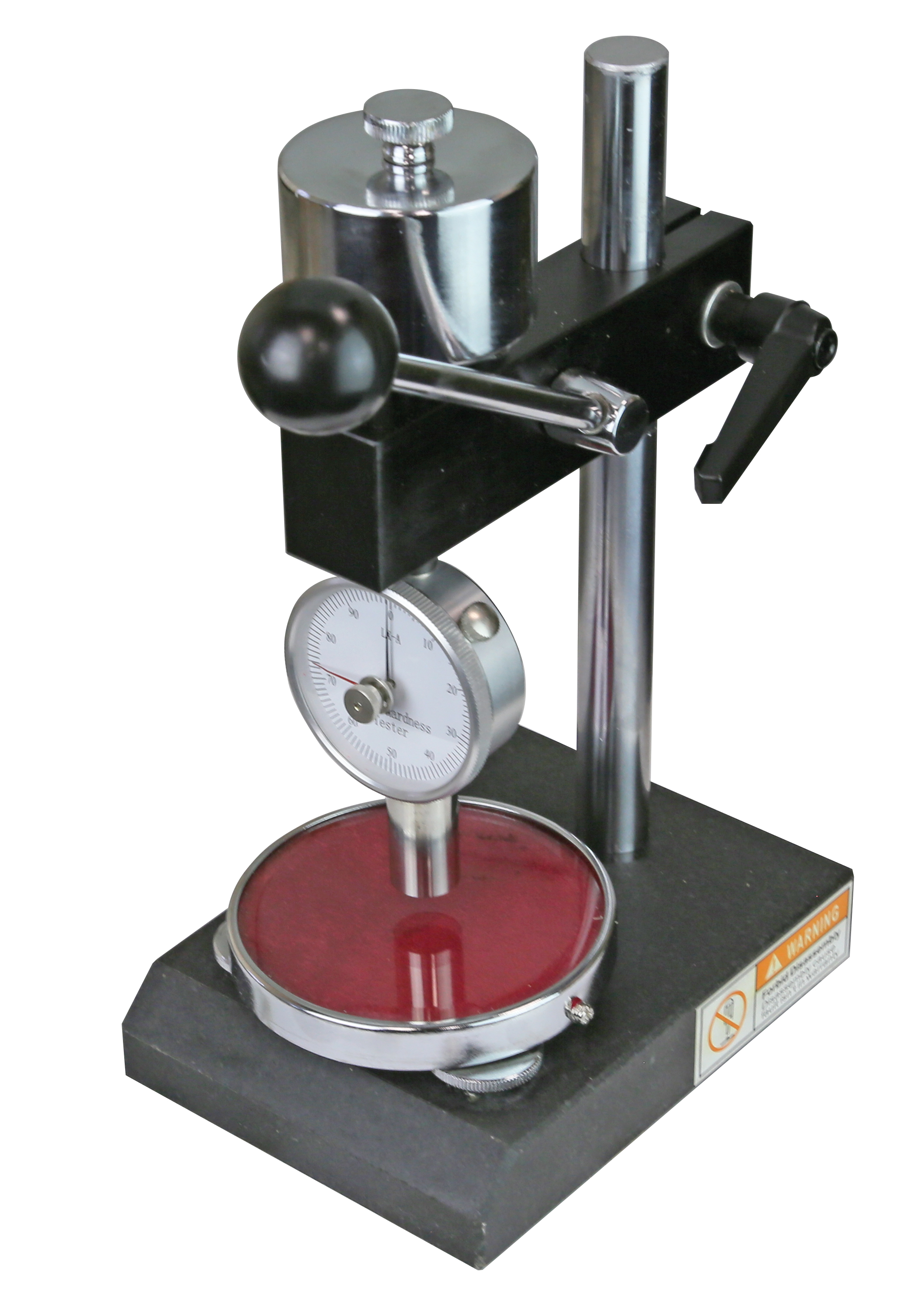 Messstand für Shore-Härtemessgeräte Messverfahren Shore A, A0 Messstand für Shore-Härtemessgeräte Messverfahren Shore A, A0