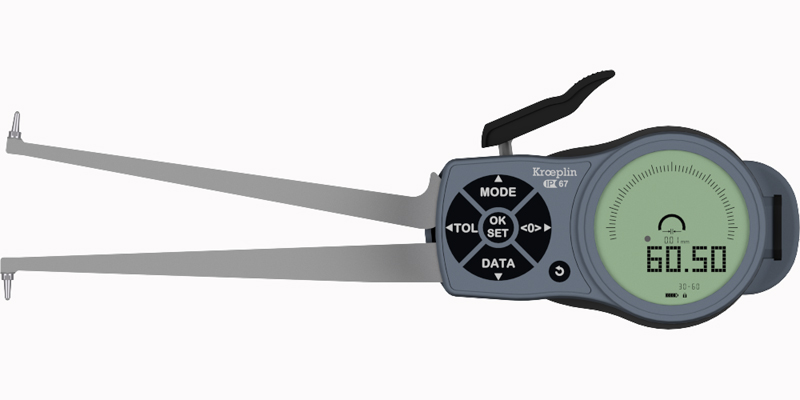 Kroeplin Innen-Schnelltaster L330 30 - 60 mm Messbereich digital Kroeplin Innen-Schnelltaster L330 30 - 60 mm Messbereich digital
