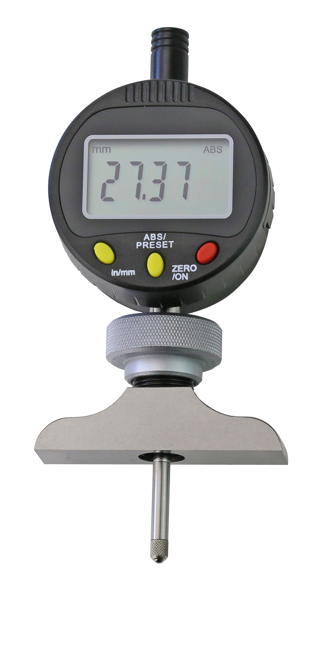 Digitale Messuhr 10 x 0,01 mm mit Tiefenmessbrücke 63 x 16 mm