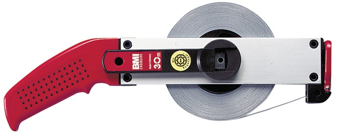 Rahmenbandmaß ERGOLINE Länge 30 m im Alurahmen Rahmenbandmaß ERGOLINE Länge 30 m im Alurahmen