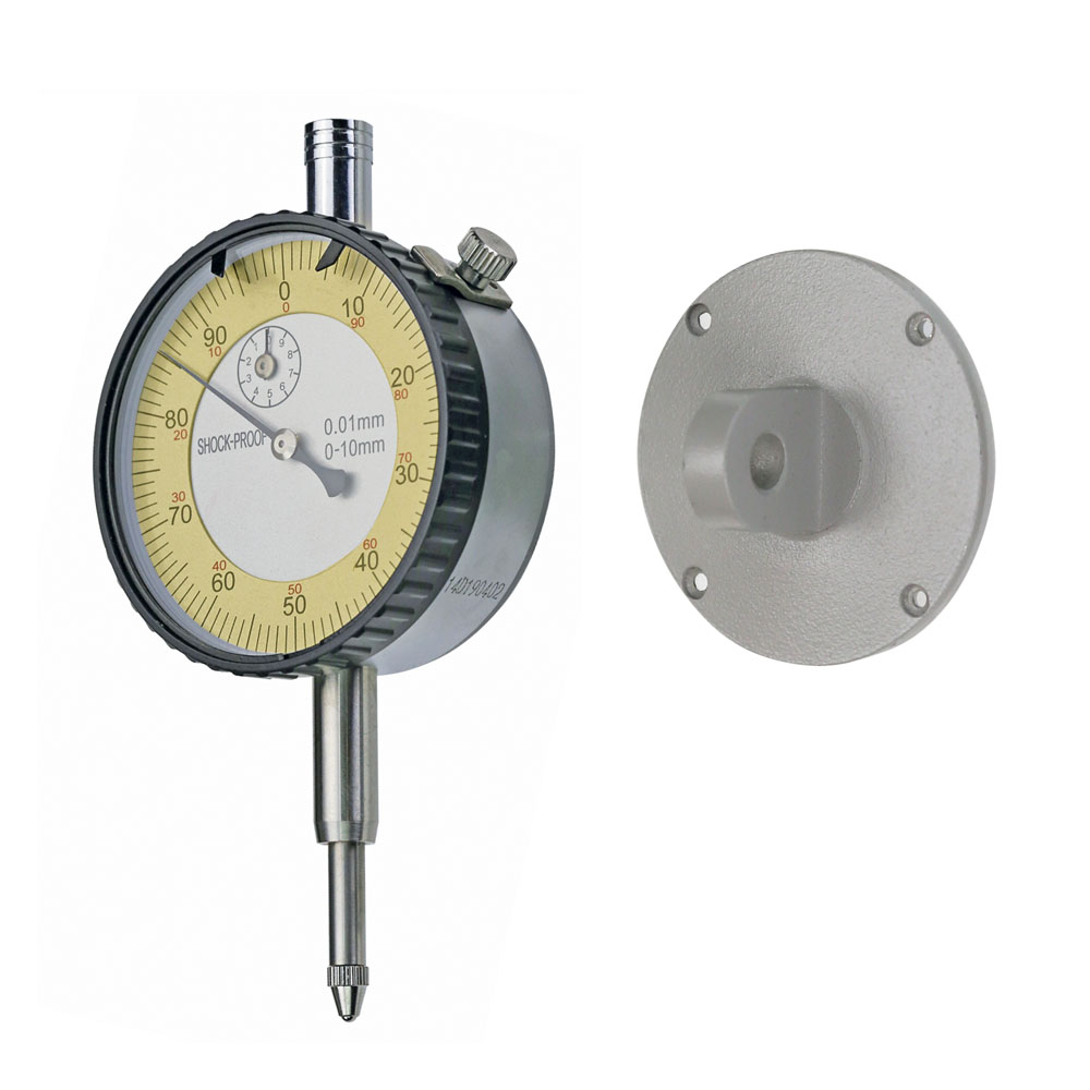 Messuhr 0 - 10 mm Messbereich Ablesung 0,01 mm mit Öse