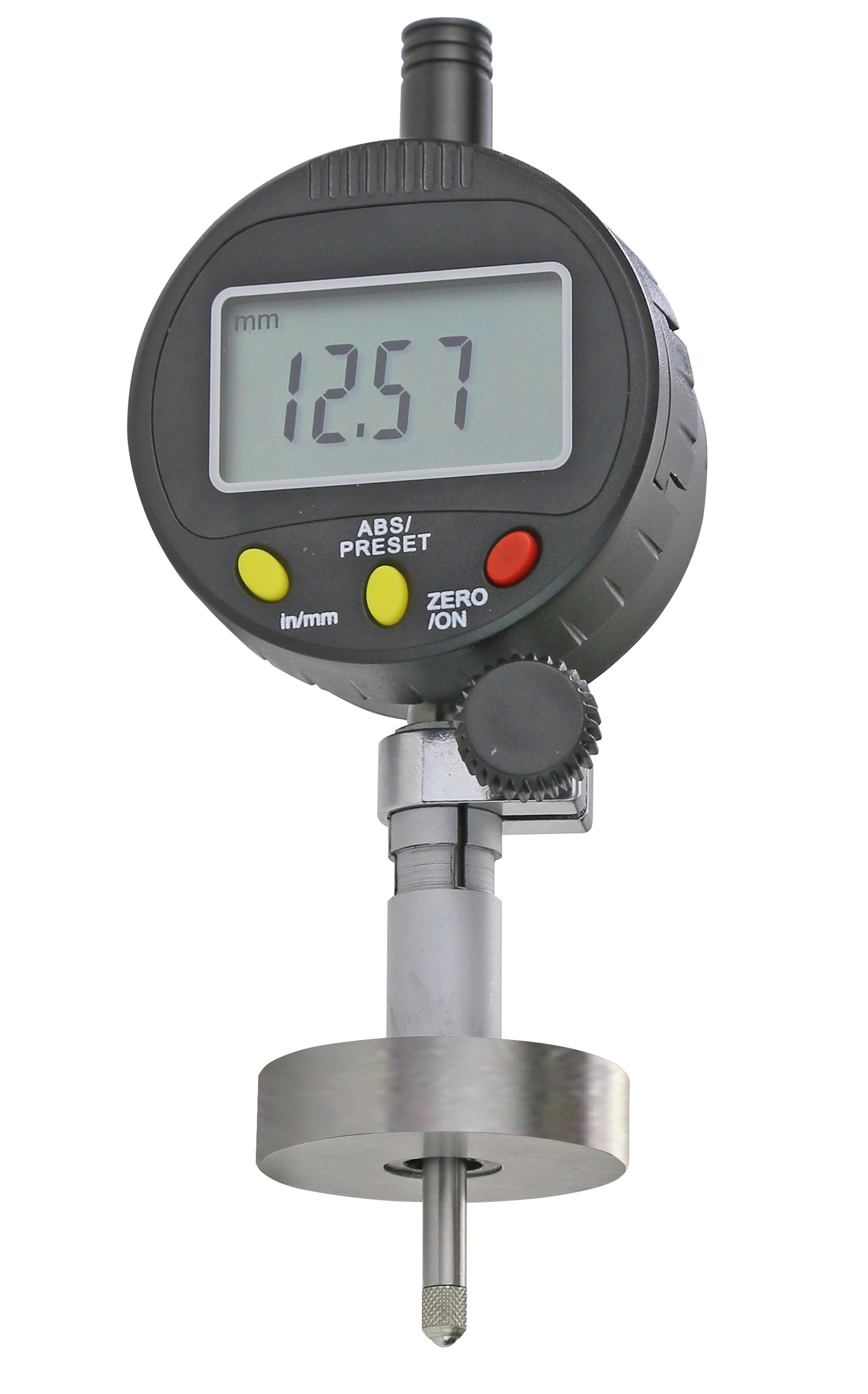 Digitale Messuhr 10 x 0,01 mm mit rundem Anschlag Ø 16 mm
