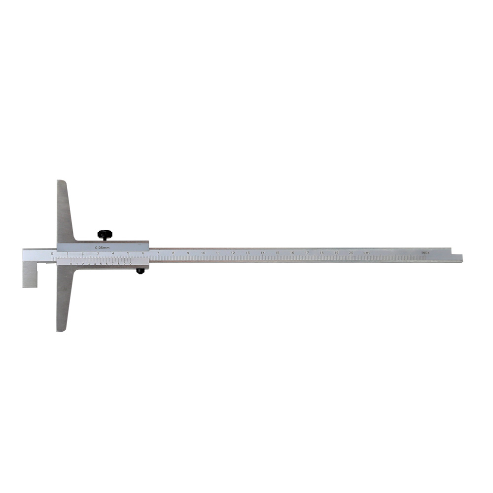 Tiefen-Messschieber 300 x 150 x 0,05 mm mit umsteckbarer Stange Tiefen-Messschieber 300 x 150 x 0,05 mm mit umsteckbarer Stange