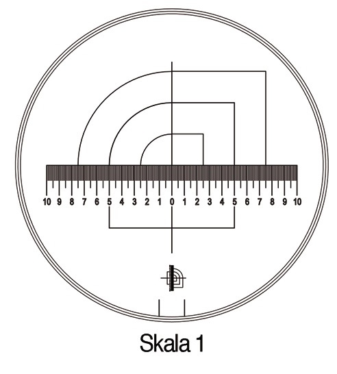 Messskala Tech-Line Duo-Skala 1 - Standard