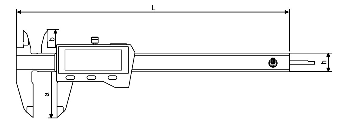 Technical drawing caliper 2229-150