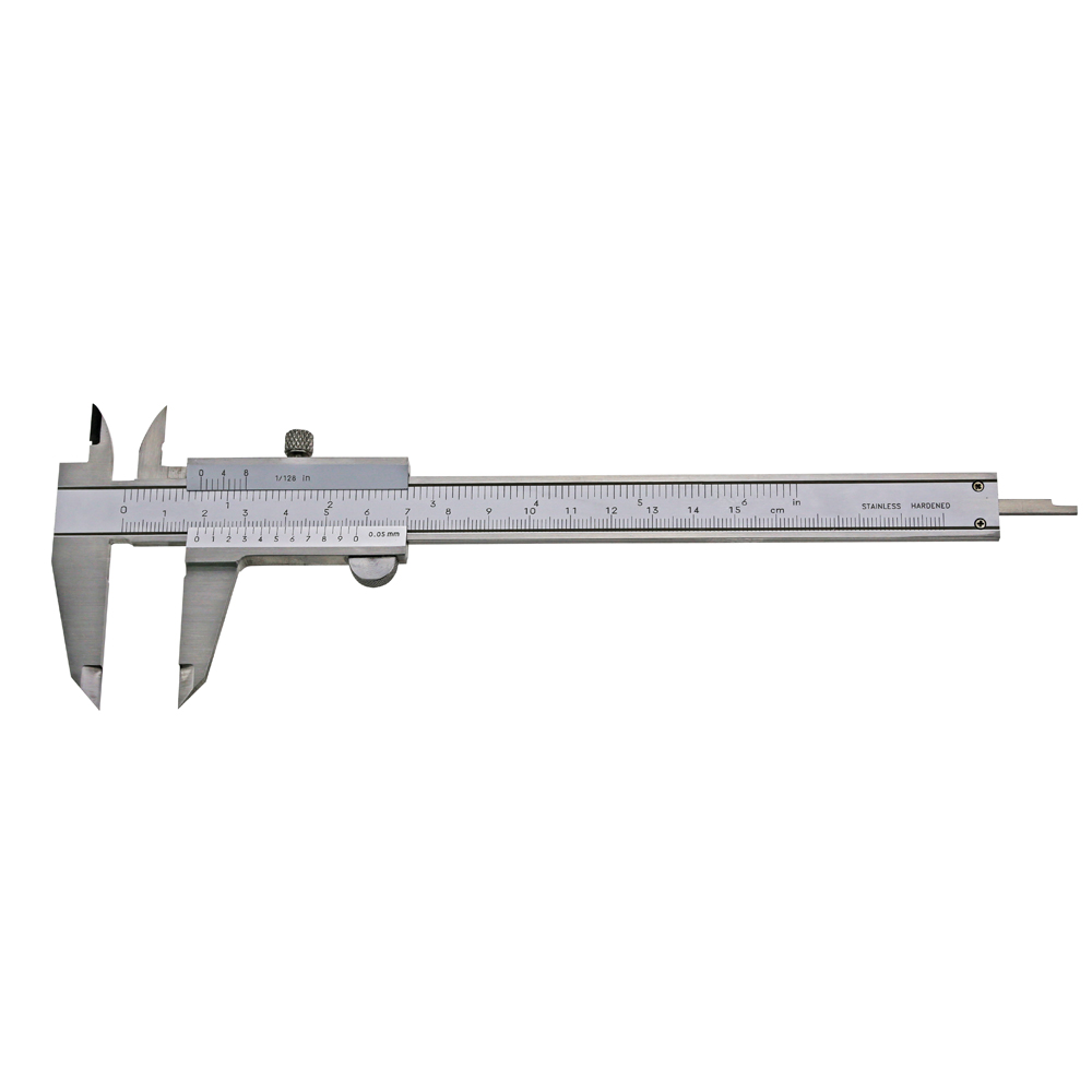 Taschen-Messschieber 0 - 150 mm mit Feststellschraube Top DIN 862