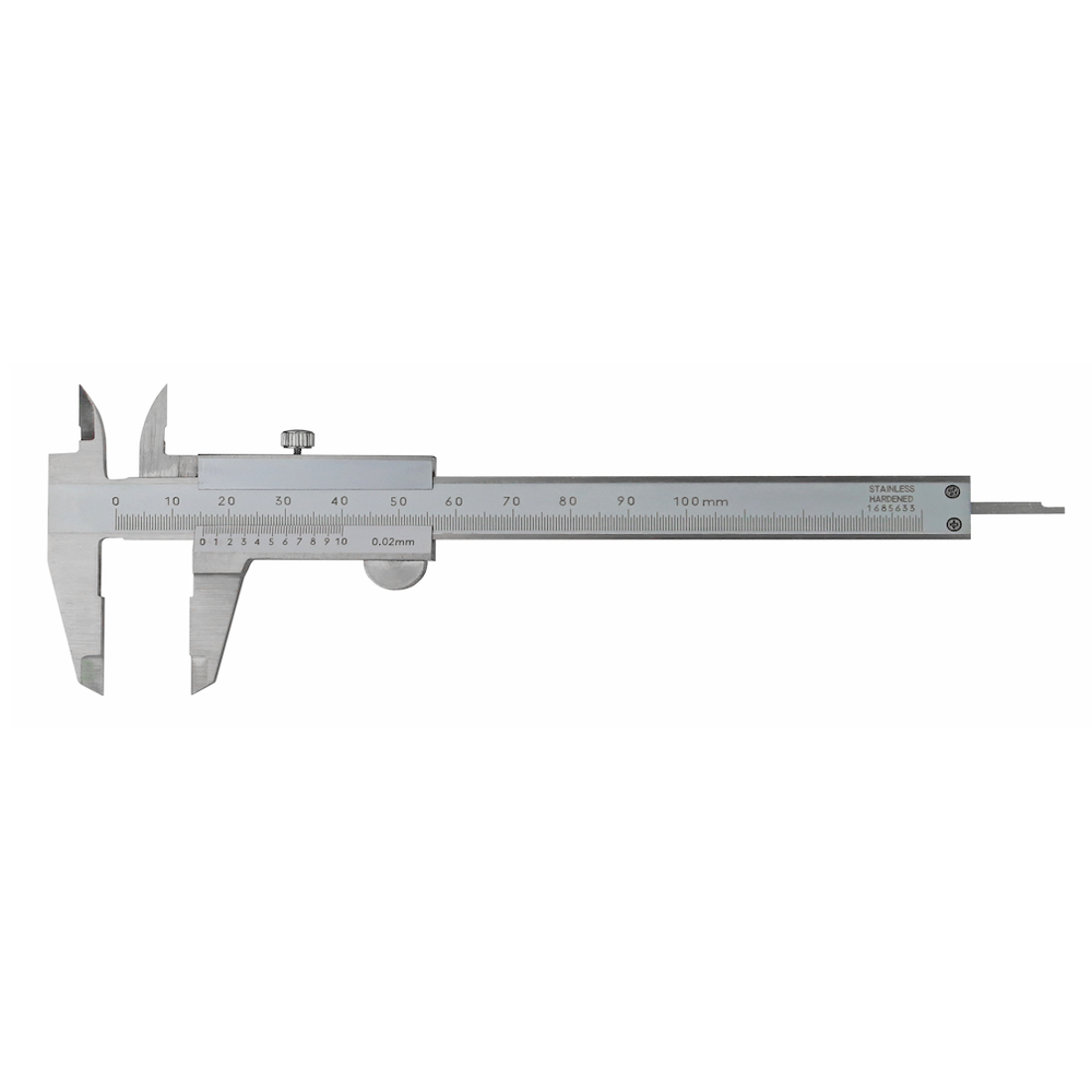 Small vernier caliper 0-100 mm range DIN 862 Small vernier caliper 0-100 mm range DIN 862