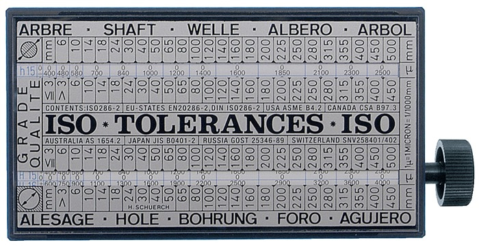 ISO- Toleranzschlüssel Tolerator ISO- Toleranzschlüssel Tolerator