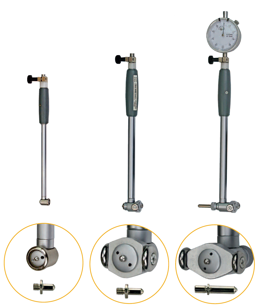 Innen-Feinmessgeräte-Satz analog Messbereich 18 - 160 mm 