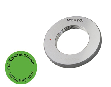 Ausschuss-Gewindelehrring M 120 x 6 - 6g