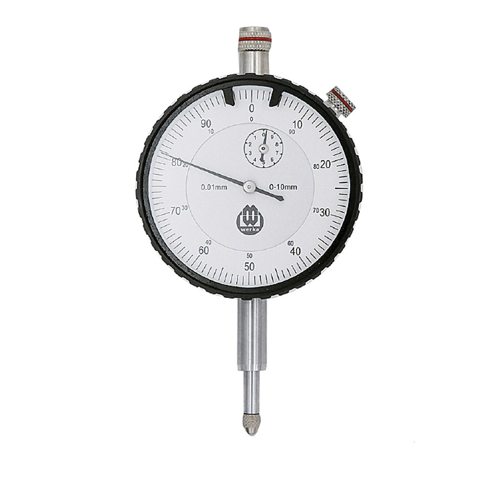 Dial indicator 0-10 mm analog DIN 878 | with certificate