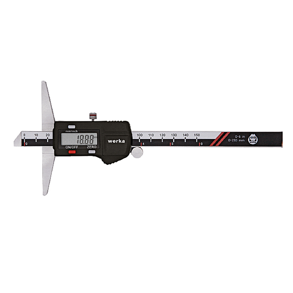 Digital depth caliper 300 mm range  | DIN 862 