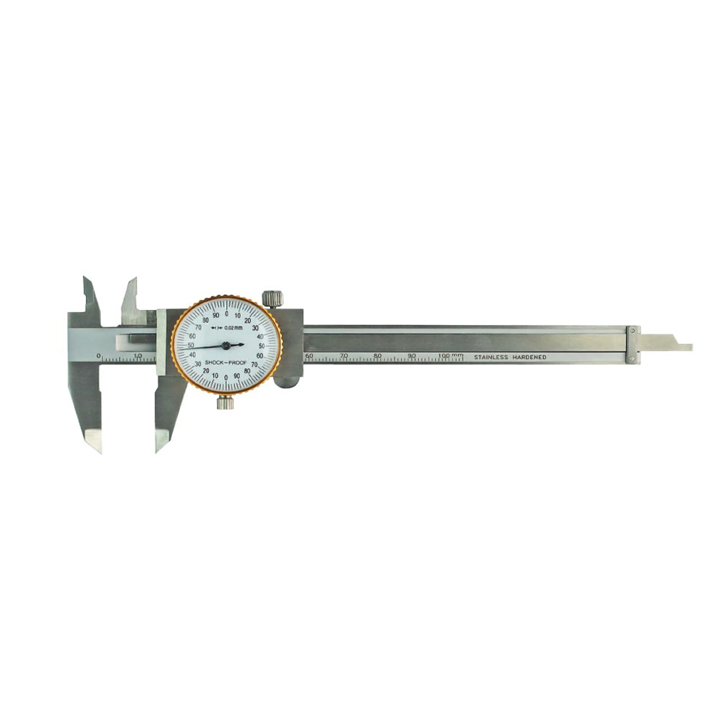 Uhren-Messschieber 100 x 0,02 mm DIN 862