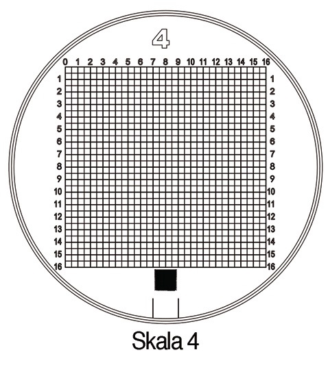 Standlupen-Set Tech-Line, Vergrößerung 8x, Skala 4