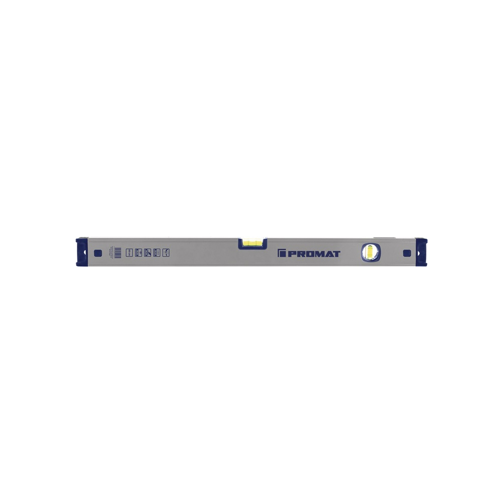 Wasserwaage 150 cm aus Aluminium mit Spiegellibelle ± 0,5 mm/m