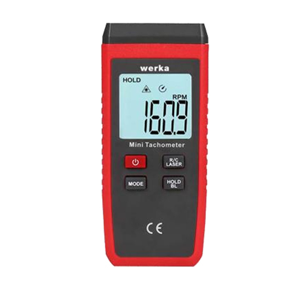 Drehzahlmessgerät Typ 527-201 mit LCD-Hintergrundbeleuchtung