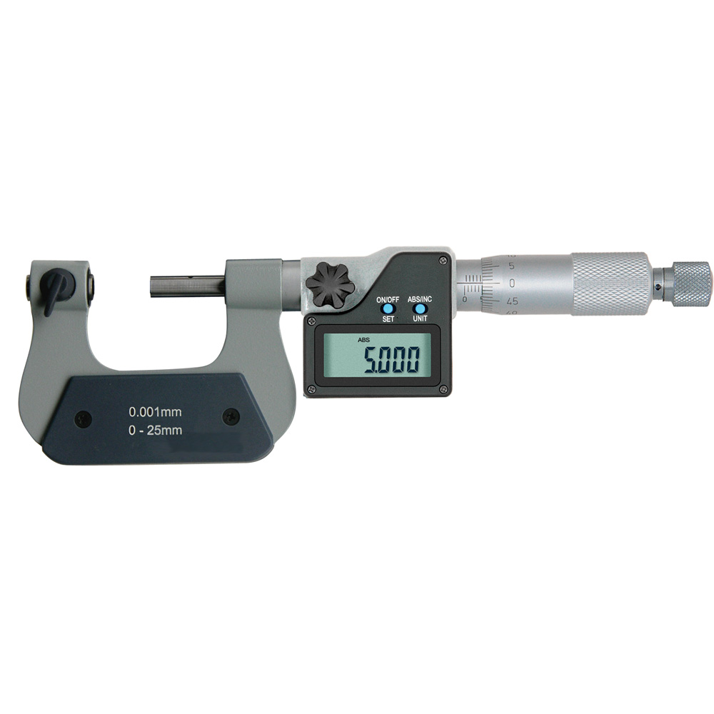 Digital-Gewinde-Messschraube 125 - 150 mm mit Ratsche